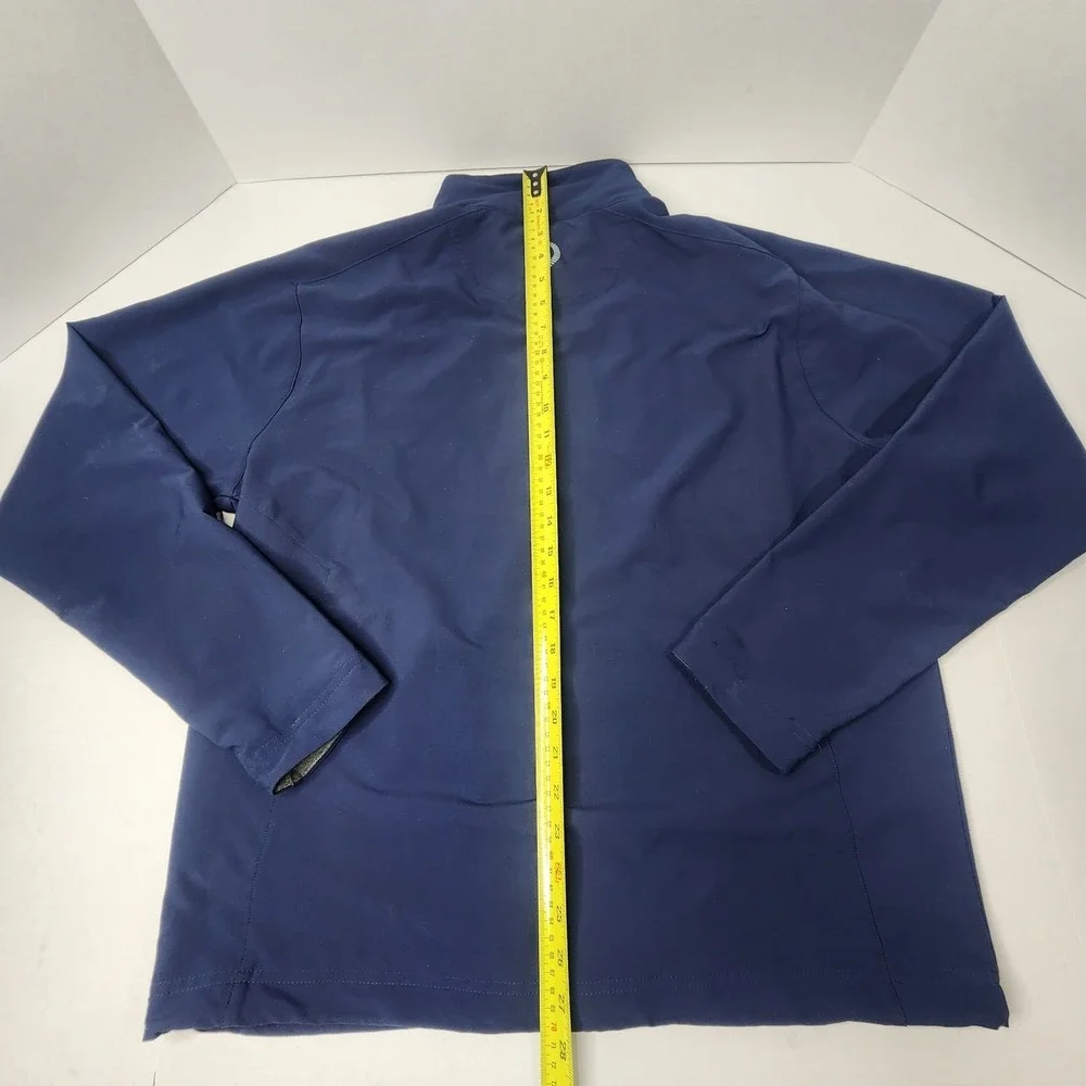 Zero Restriction Jacket Mens Medium Blue Tour Series Full Zip Golf Dragon Ridge